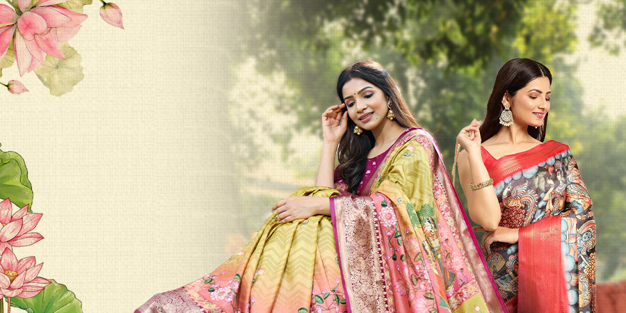 Best-Priced Unique Kalamkari Sarees – Only at Vastranand
