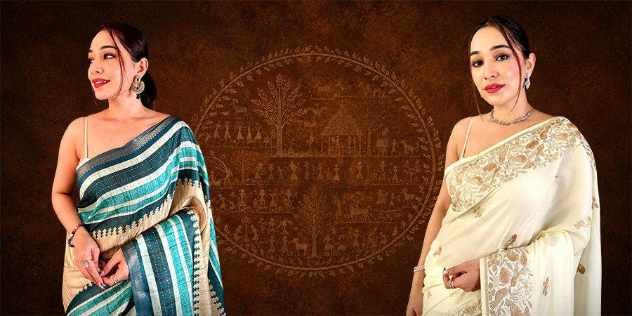 7 Hand-Embroidered Sarees for Timeless Artisan Elegance