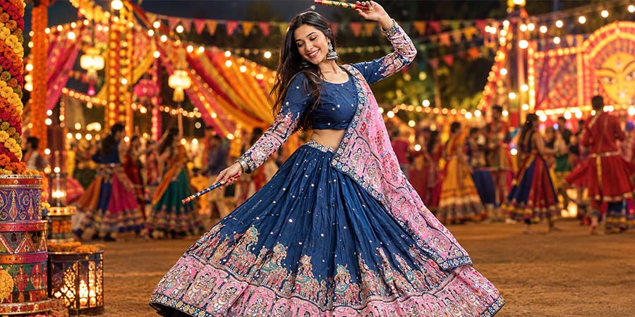 8 Kalamkari Lehenga Sets for Navratri & Diwali 2026