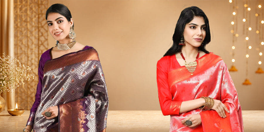 9 Brocade Sarees for Timeless Wedding & Festive Elegance
