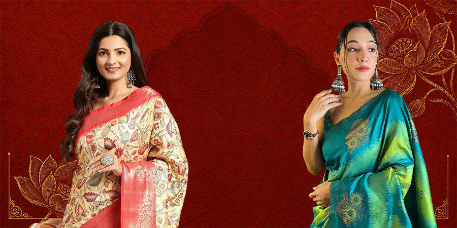 9 Haldi & Mehendi Sarees for Every Pre-Wedding Function
