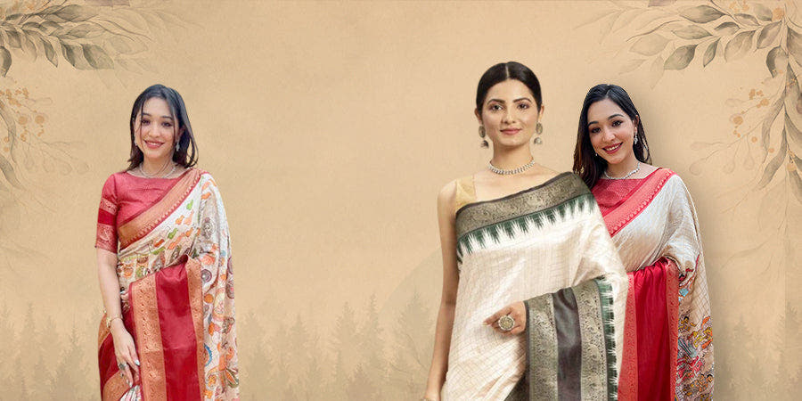 Elegant Sarees Display