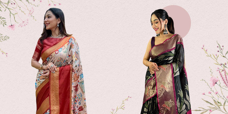 Elegant designer sarees for women
