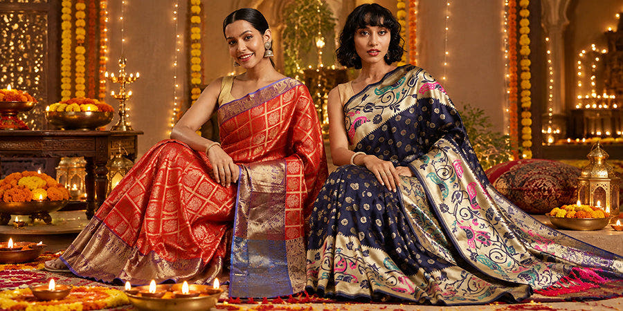 Diwali Saree Guide: What to Wear for Puja and Parties