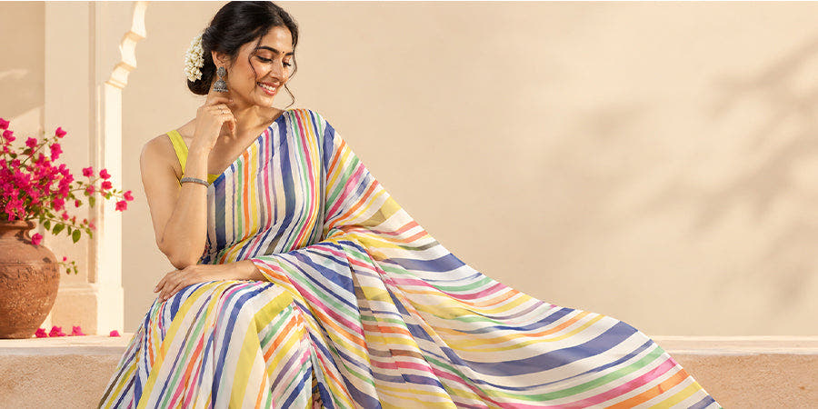 Leheriya Sarees Explained: Rajasthan's Wave-Dye Weave