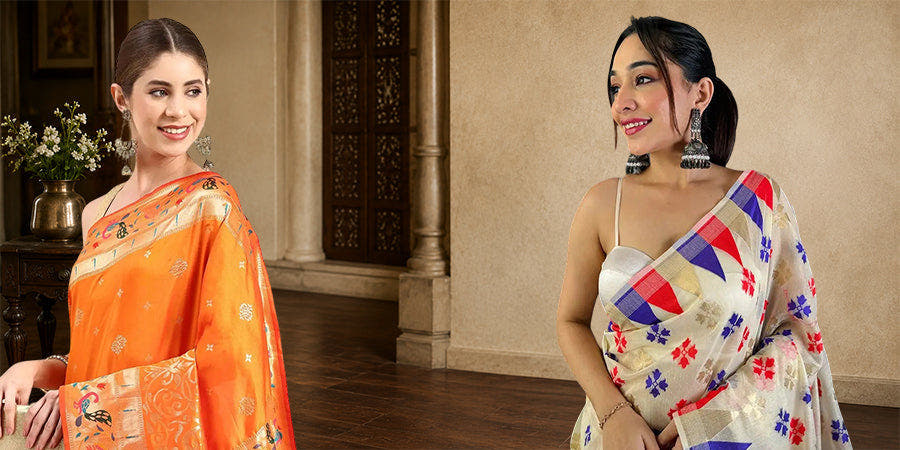 Navratri 2026: 9 Saree Colours for Every Day of Garba