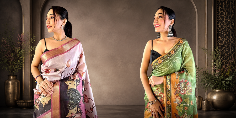 9 Tissue Sarees for a Dazzling Festive Wardrobe 2026