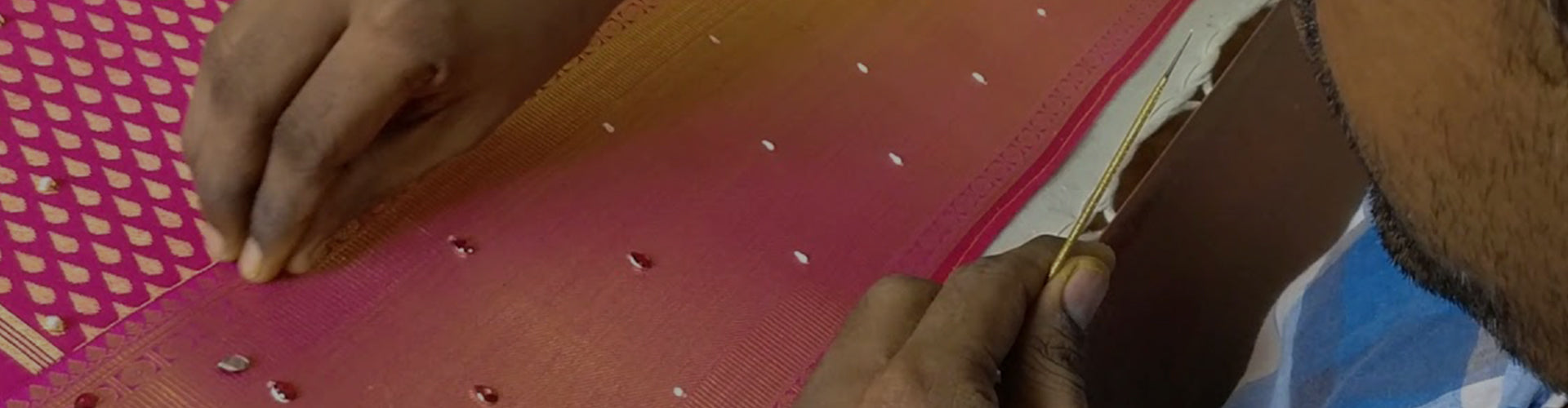 Small, rounded beads often used for beadwork and embroidery