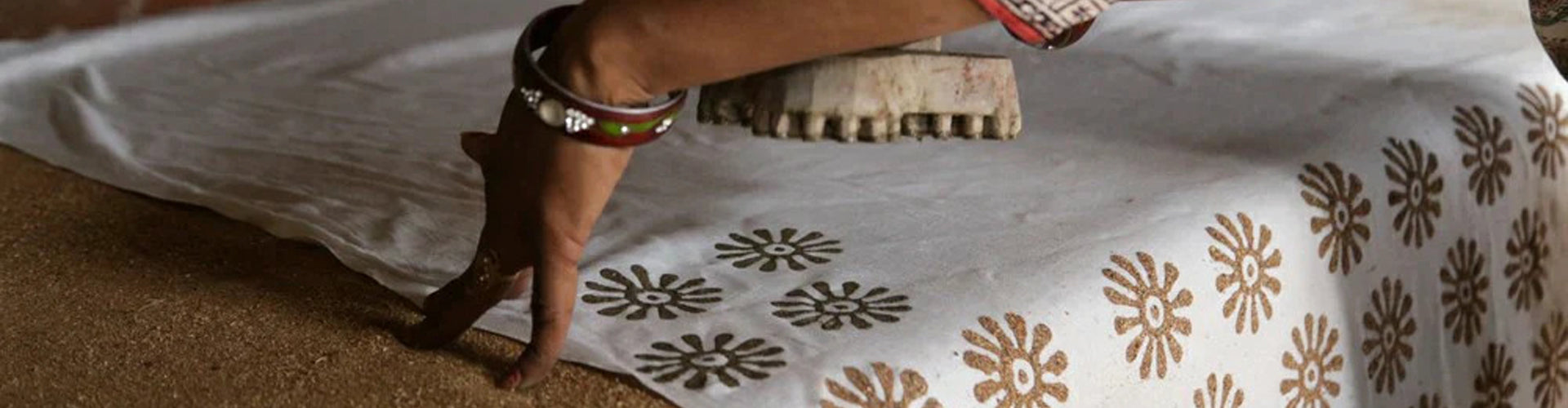 Dabu printing is a traditional hand-block printing method