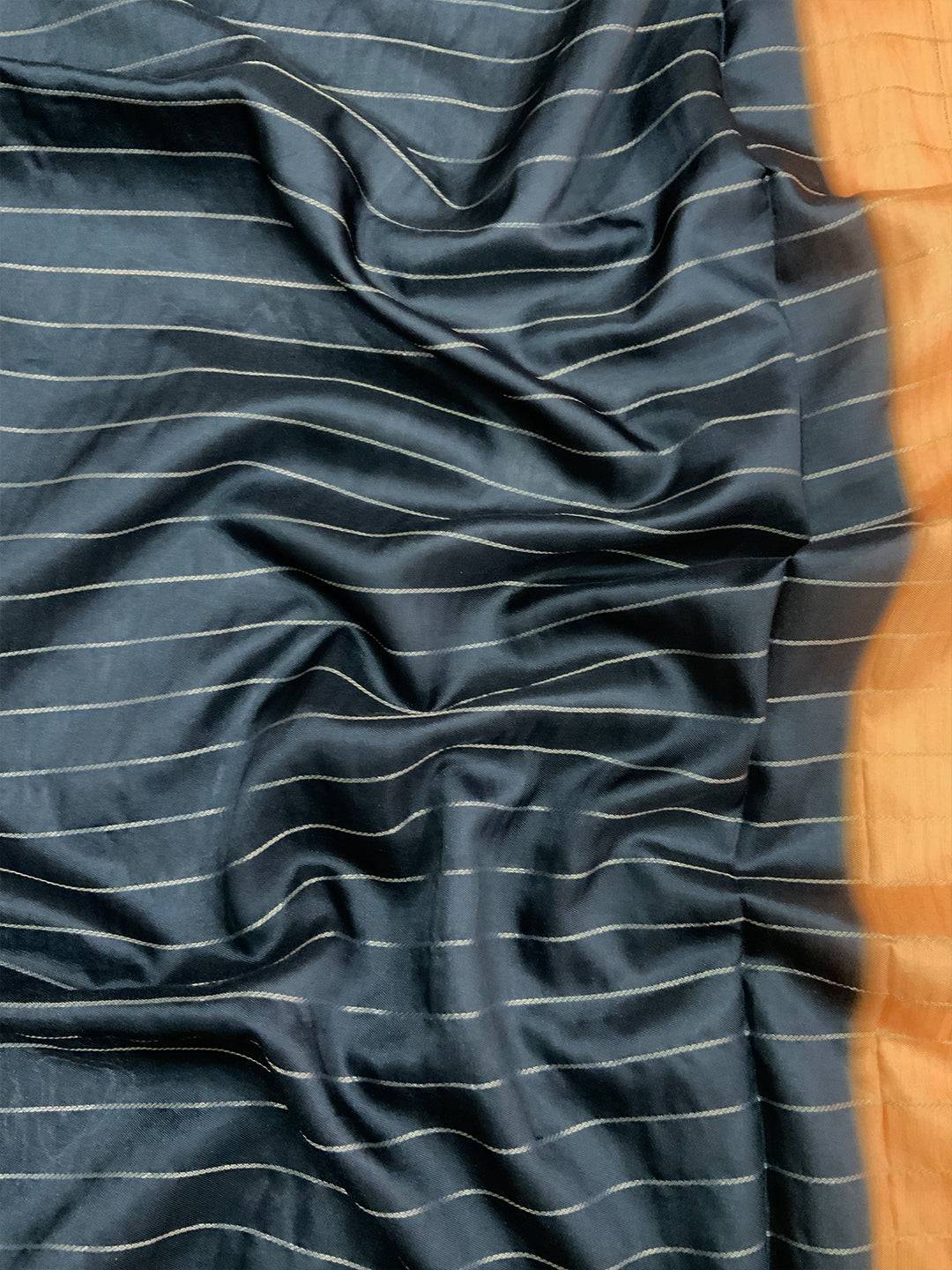 Graceful Soft Silk Satin Chex Saree