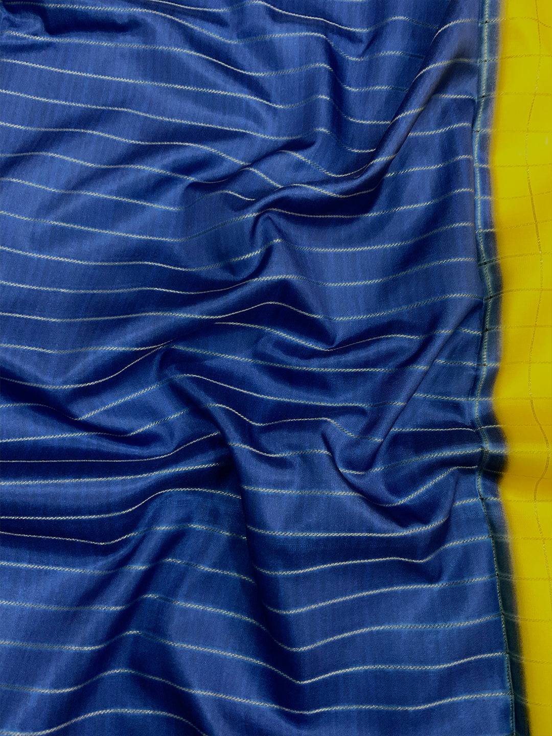 Royal Soft Silk Satin Chex Saree
