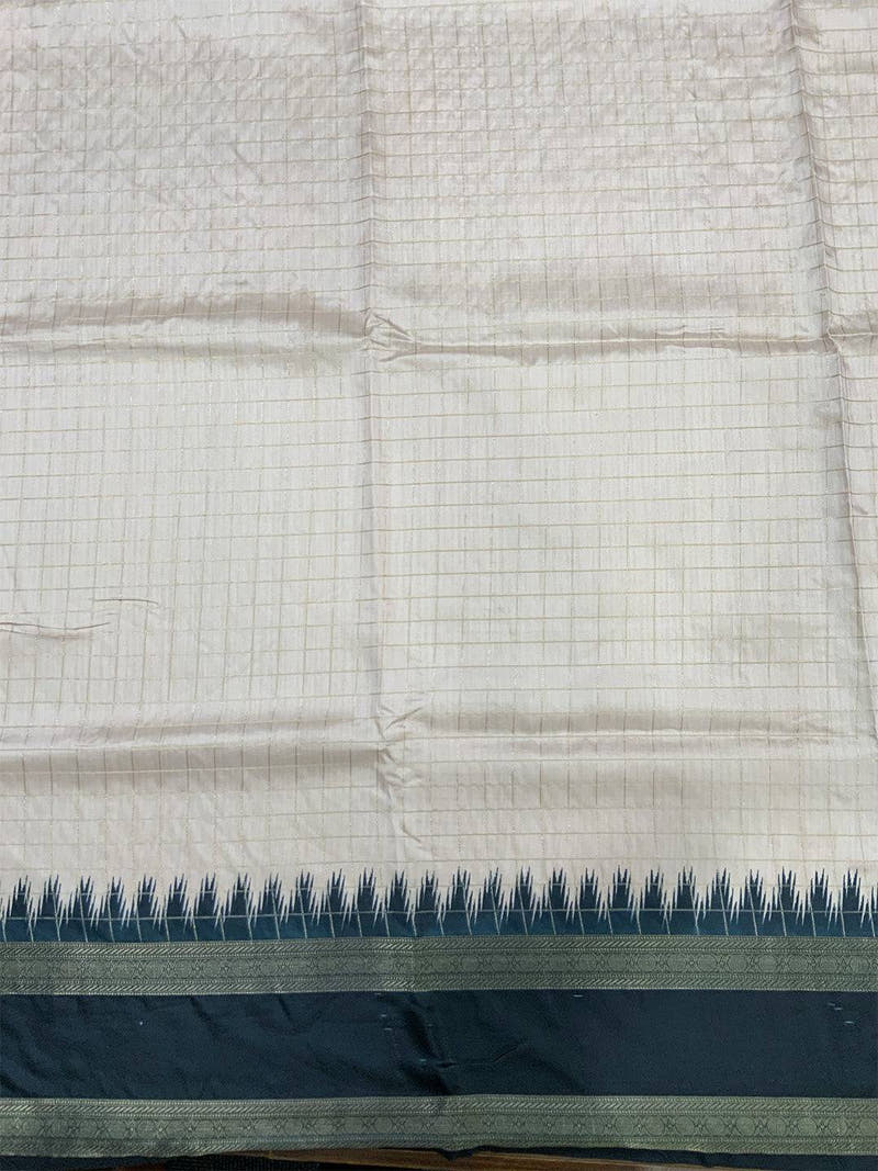Radiance Soft Silk Satin Chex Saree