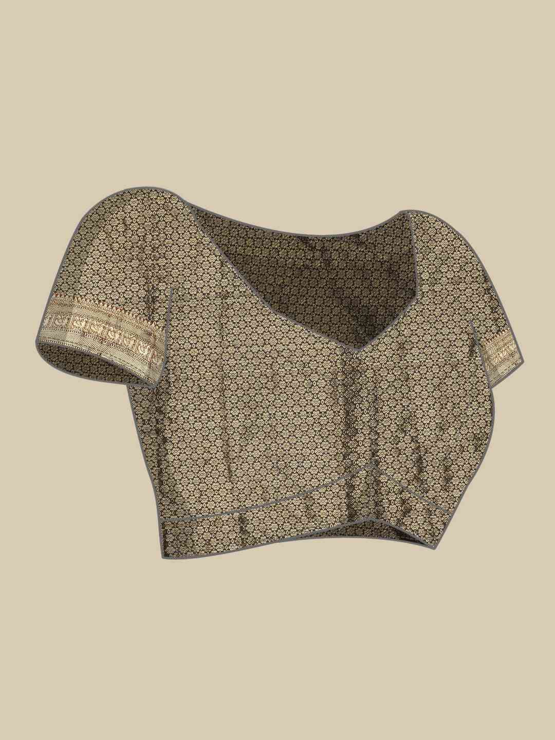 Black Colour Banarasi Silk Saree