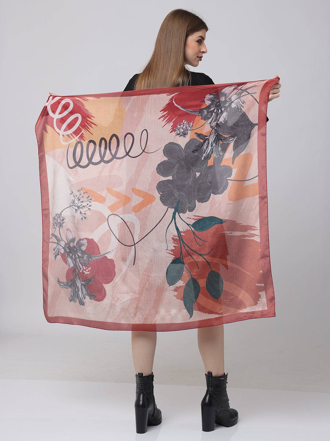 Abstract Bloom Scarf