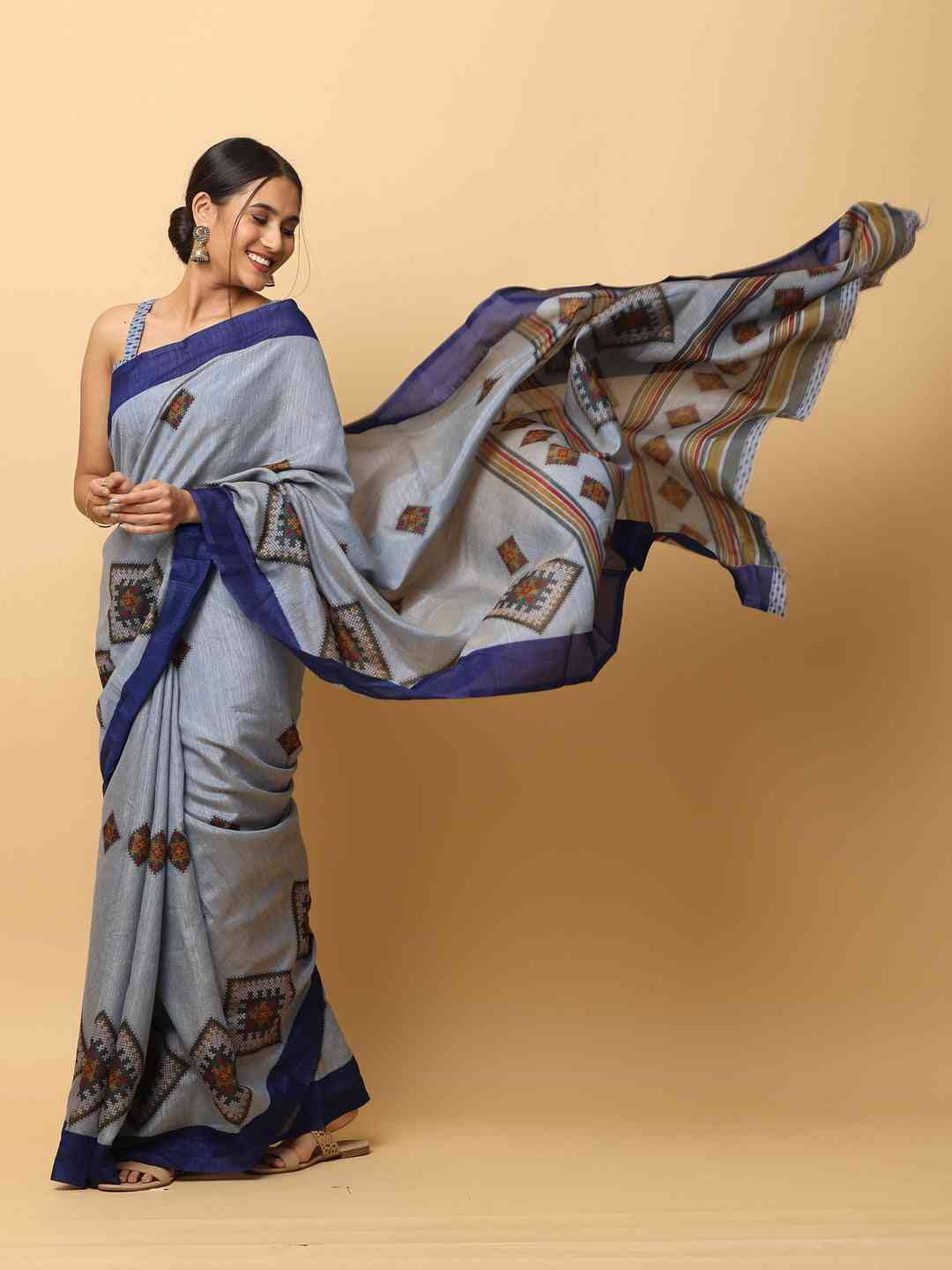 Designer Soft Maya Silk Patola Saree for Party