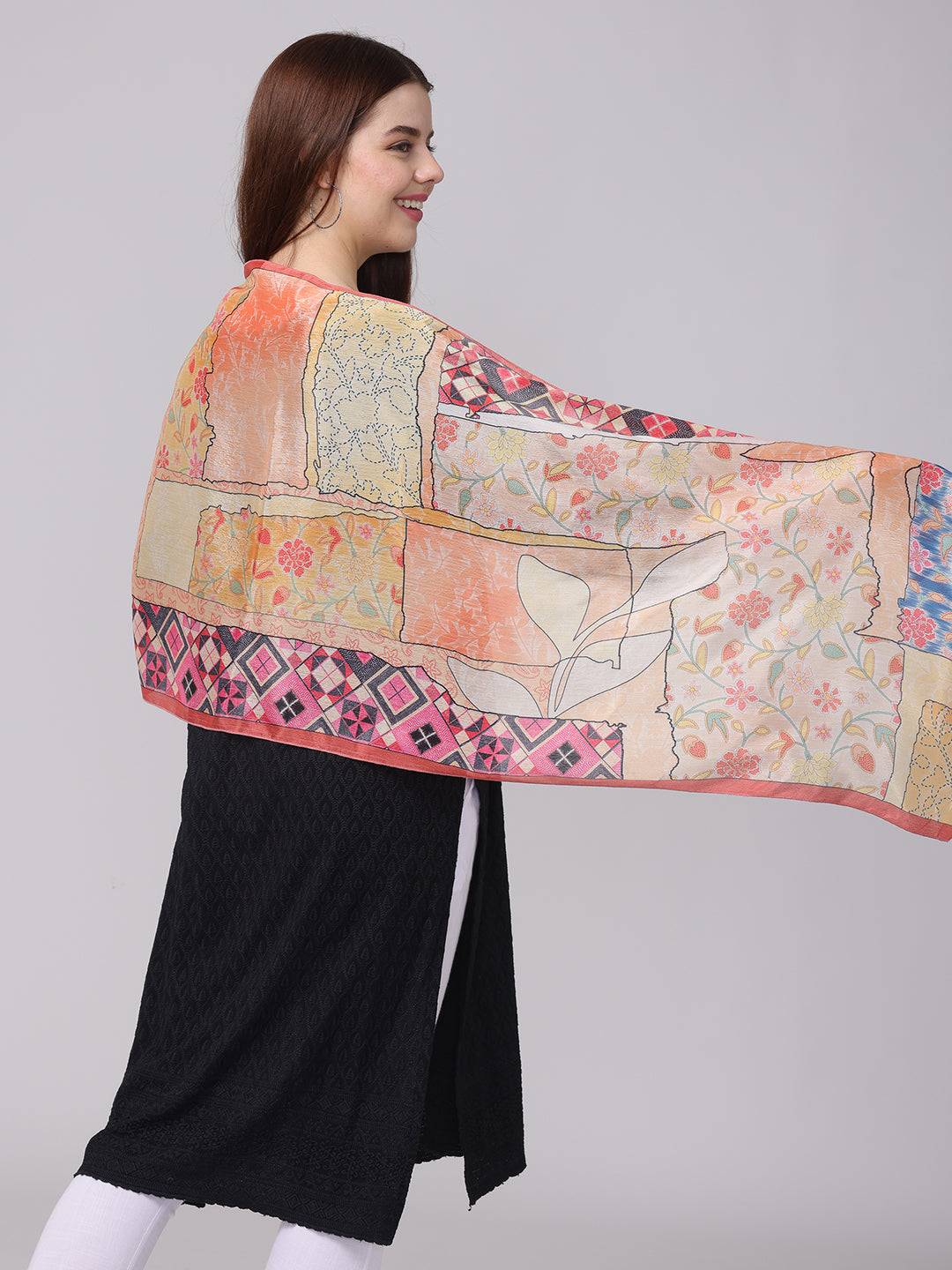 Patchwork Multicolor Scarf