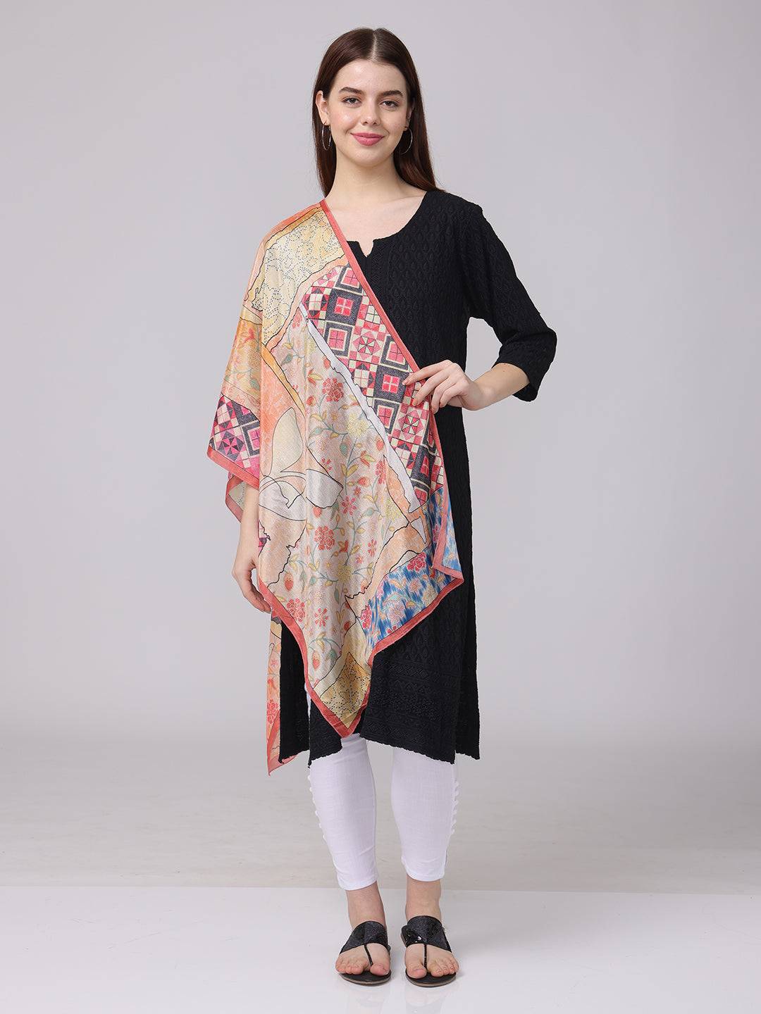 Patchwork Multicolor Scarf