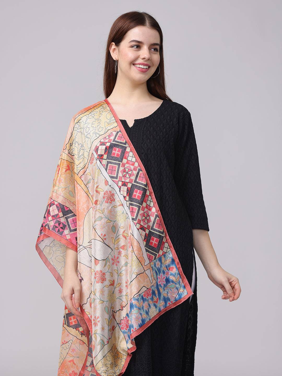 Patchwork Multicolor Scarf