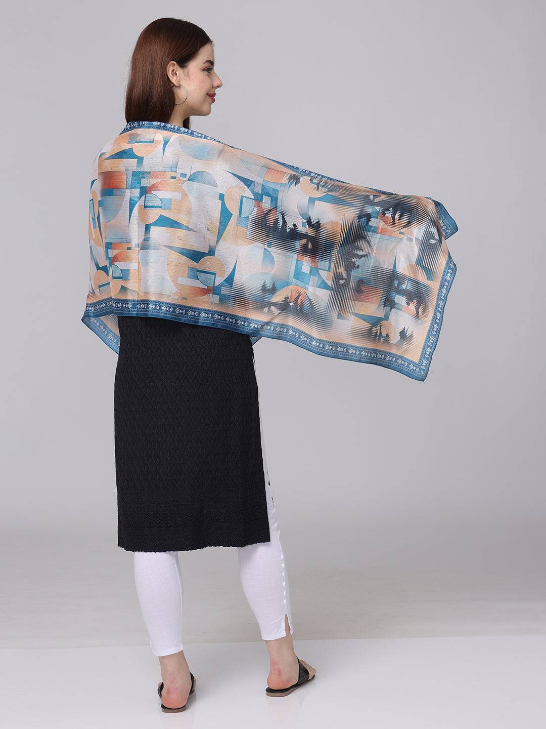 Artistic Geometric Scarf