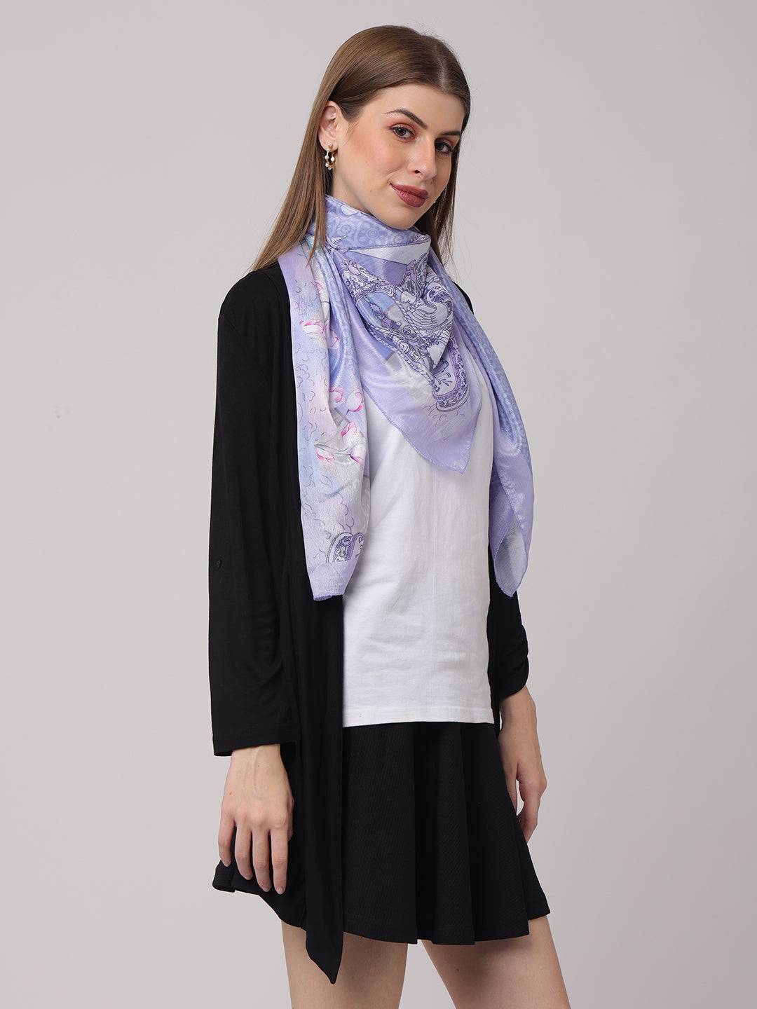 Lavender Carousel Scarf