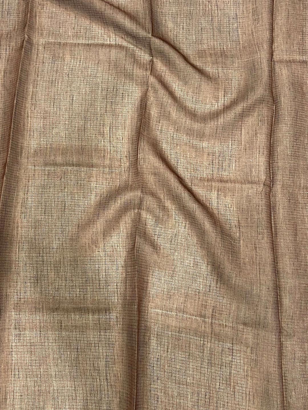 Peach Kota Doriya Floral Cut Work Saree