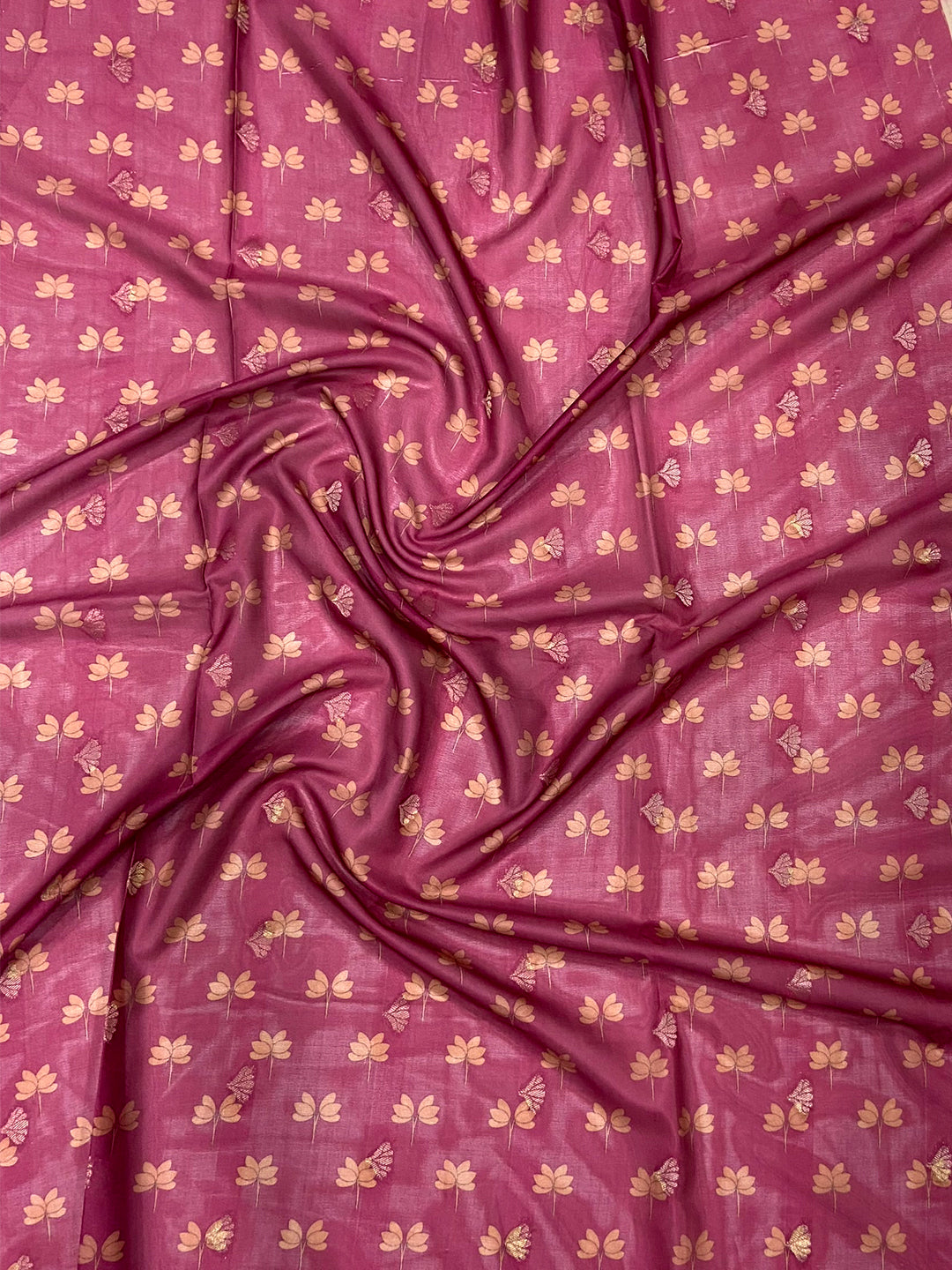 Coral Kalamkari Ombre Crepe Silk Saree