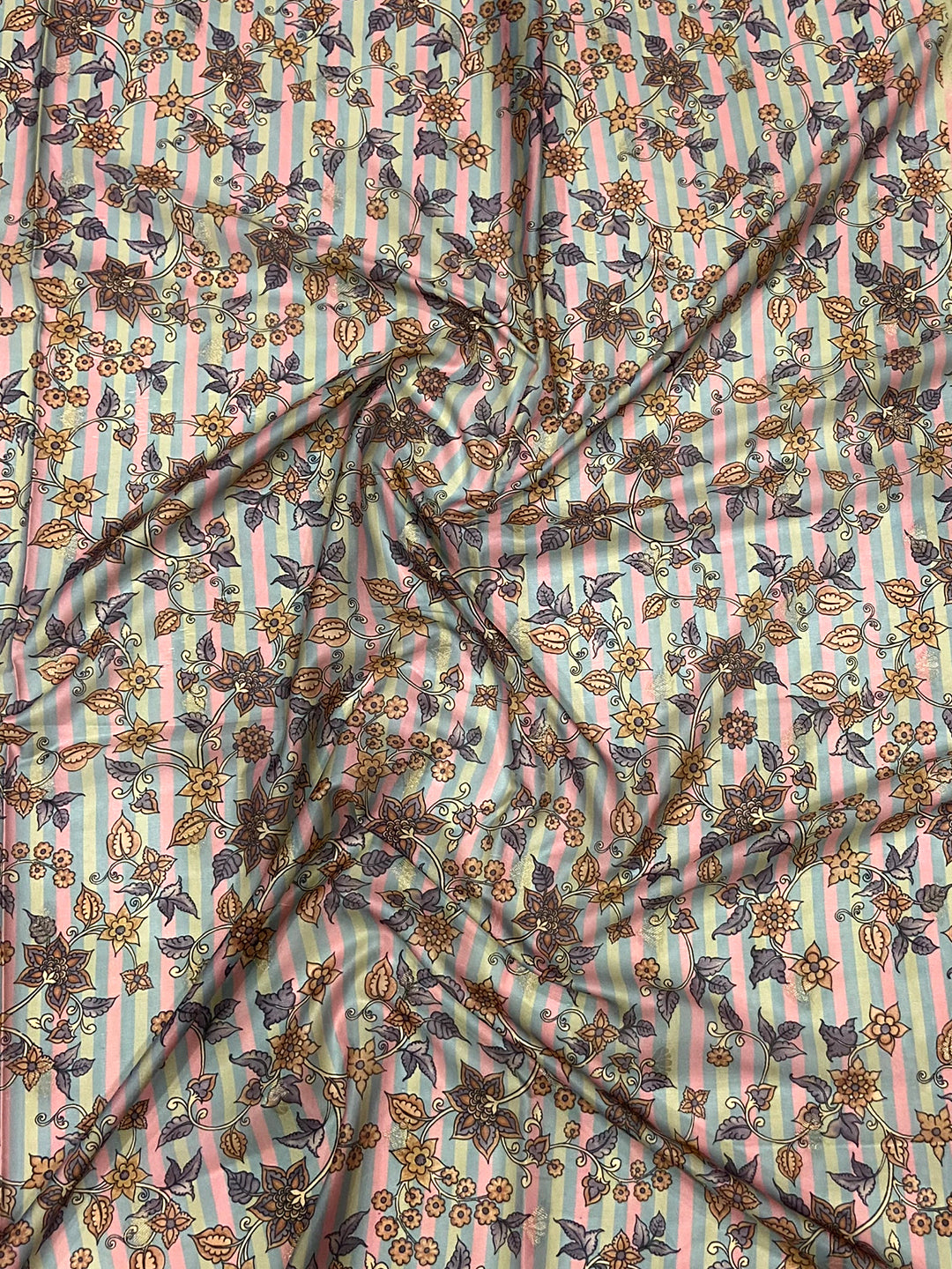 Multi Kalamkari Ombre Crepe Silk Saree