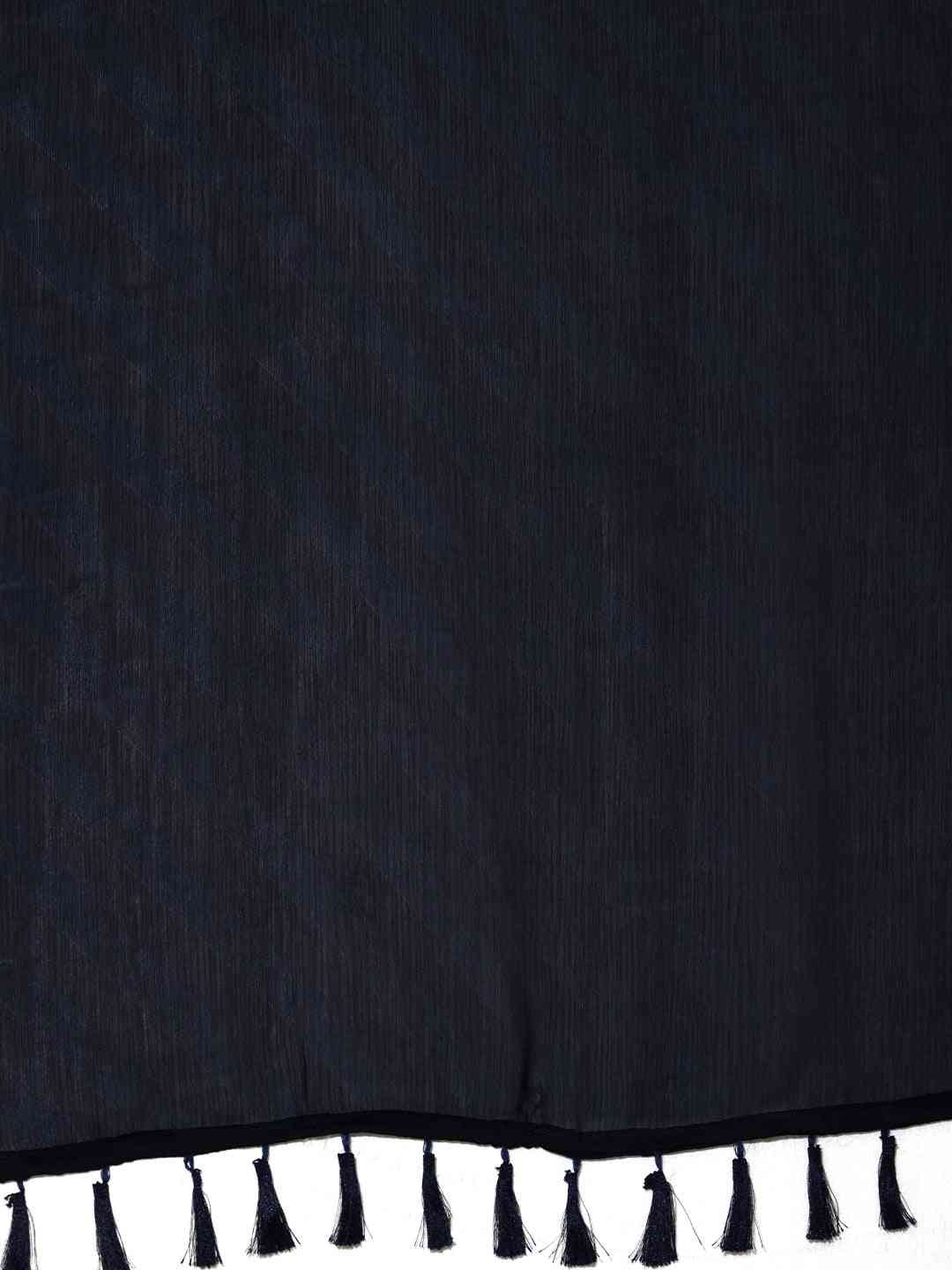 Pure Chiffon Dual Tone Designer Saree