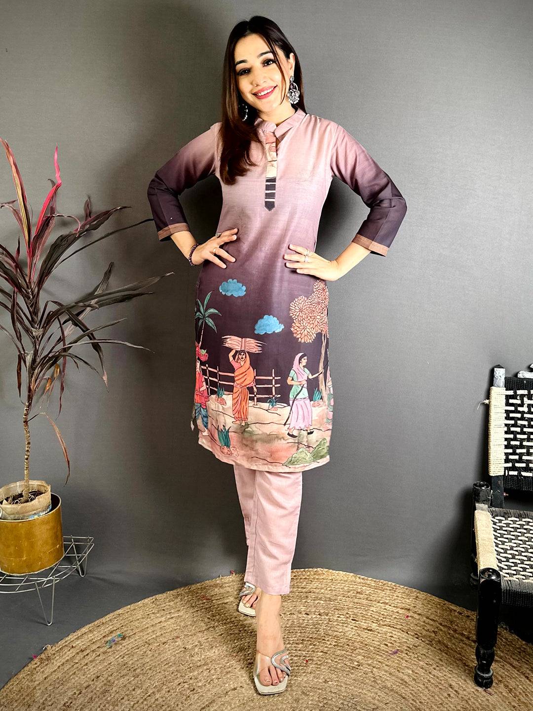 Royal Mul Cotton Collar Neck Kurti