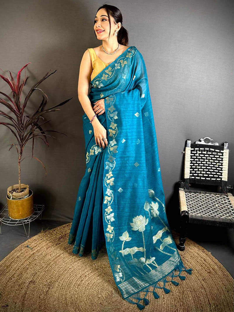 Rama Sona Chandi Munga Saree
