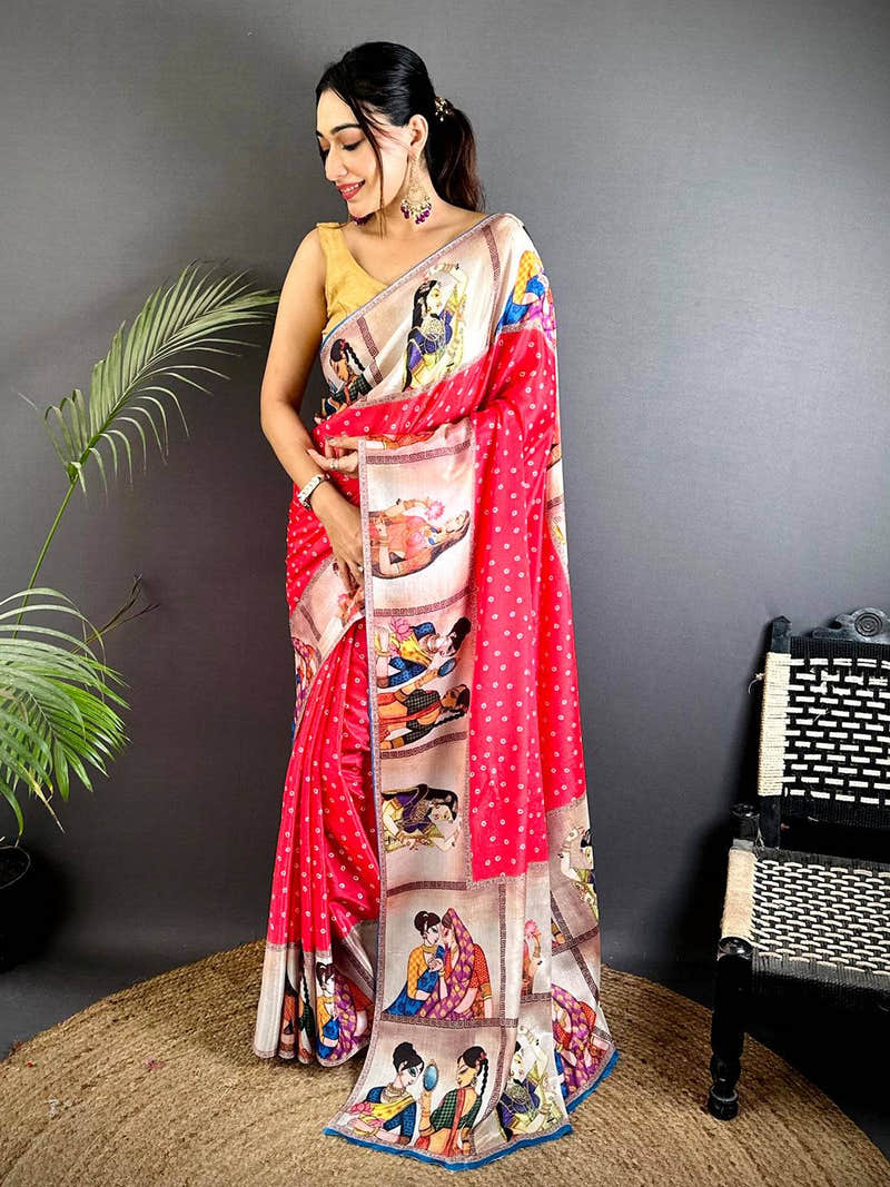 Radiance Soft Chinnon Chiffon Floral Saree