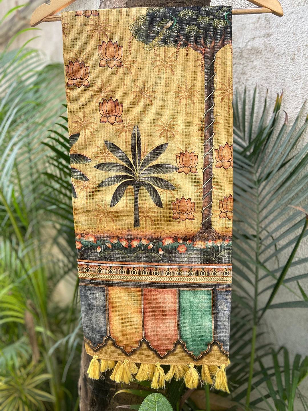 Kota Doriya Silk Saree With Flower Prints and Rich Pallu