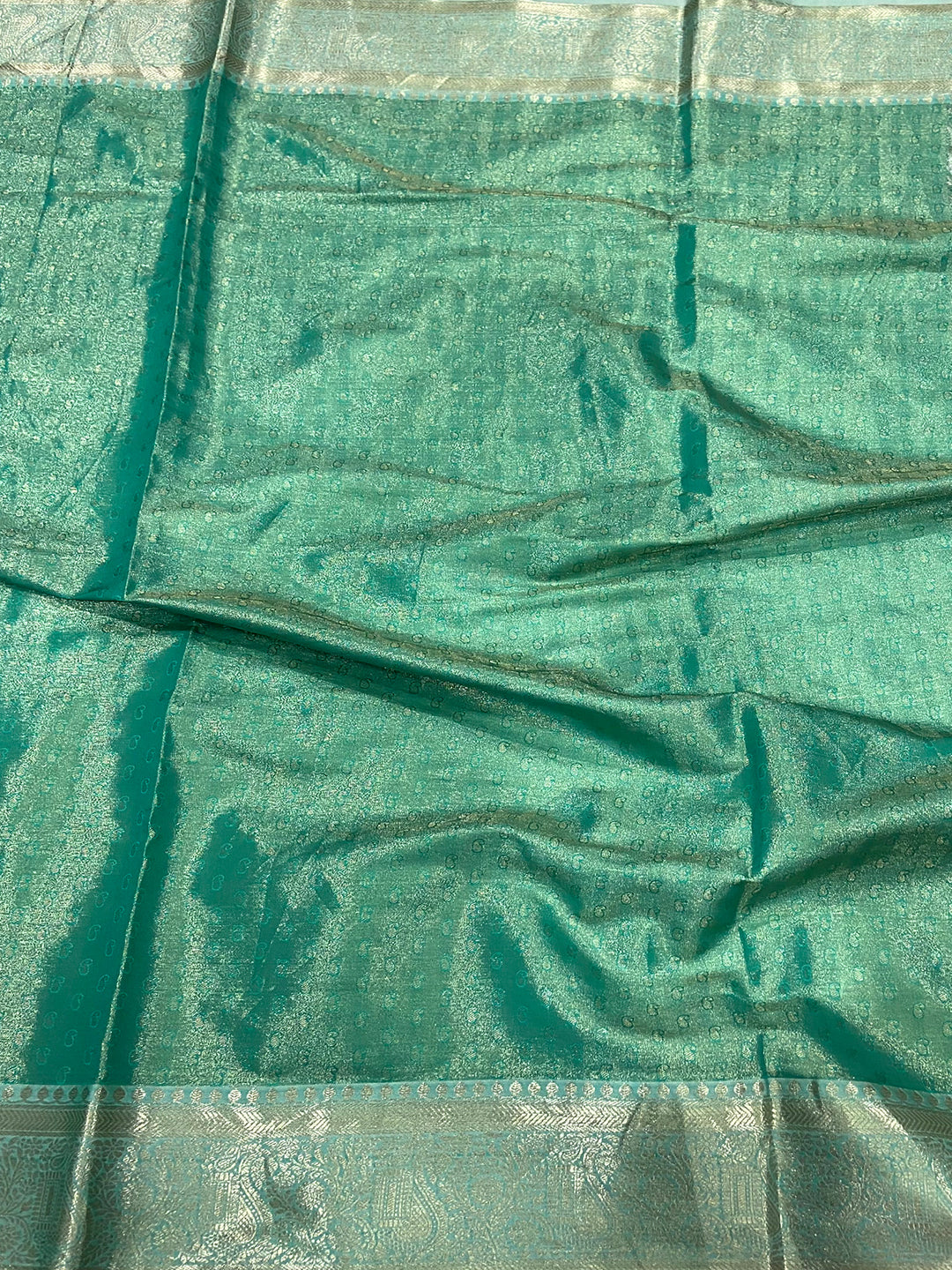 Light Pista Soft Kanjivaram Silk Saree