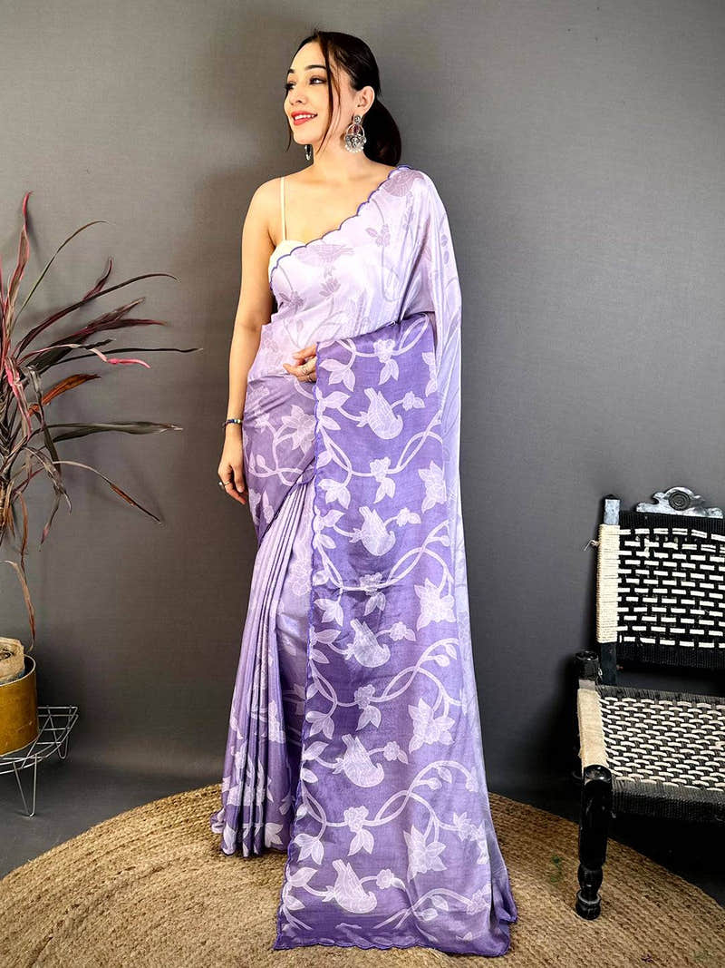Celebrity Trend Kalamkari Tussar Saree