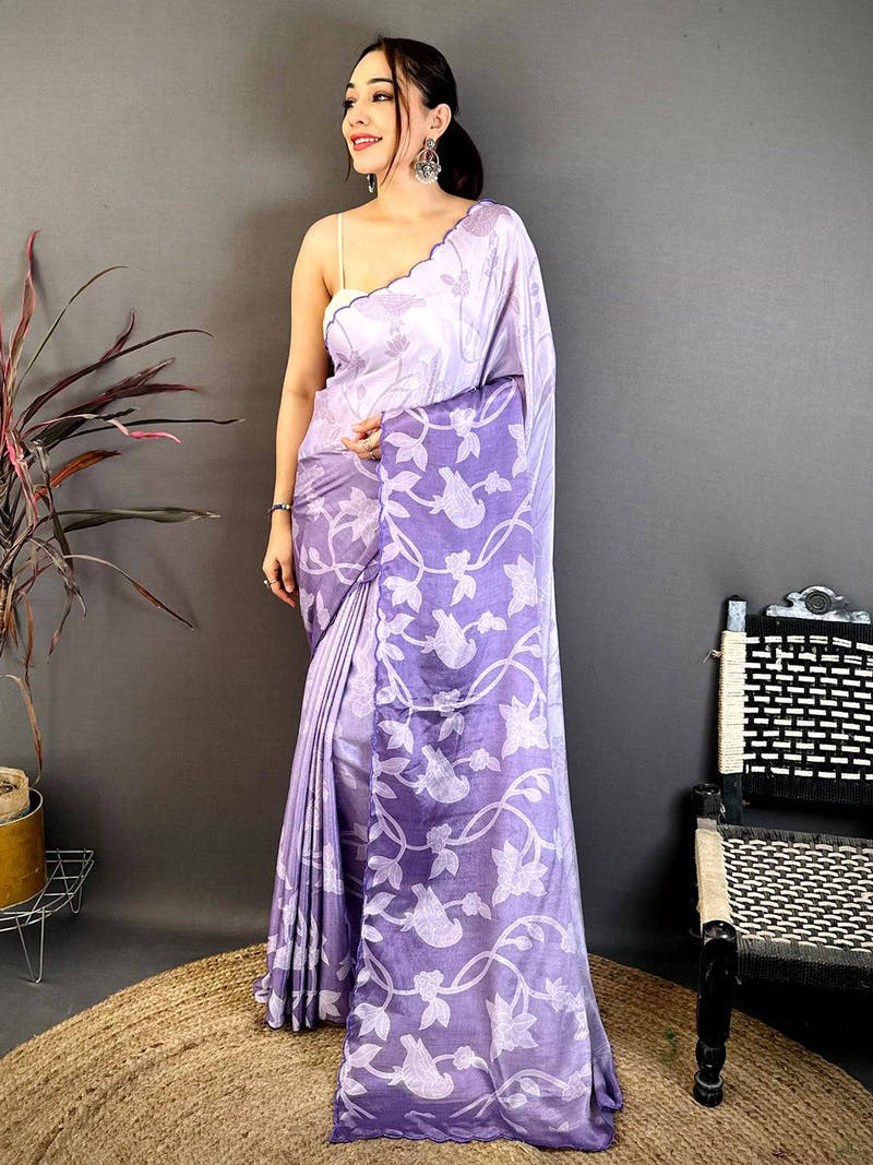 Celebrity Trend Kalamkari Tussar Saree