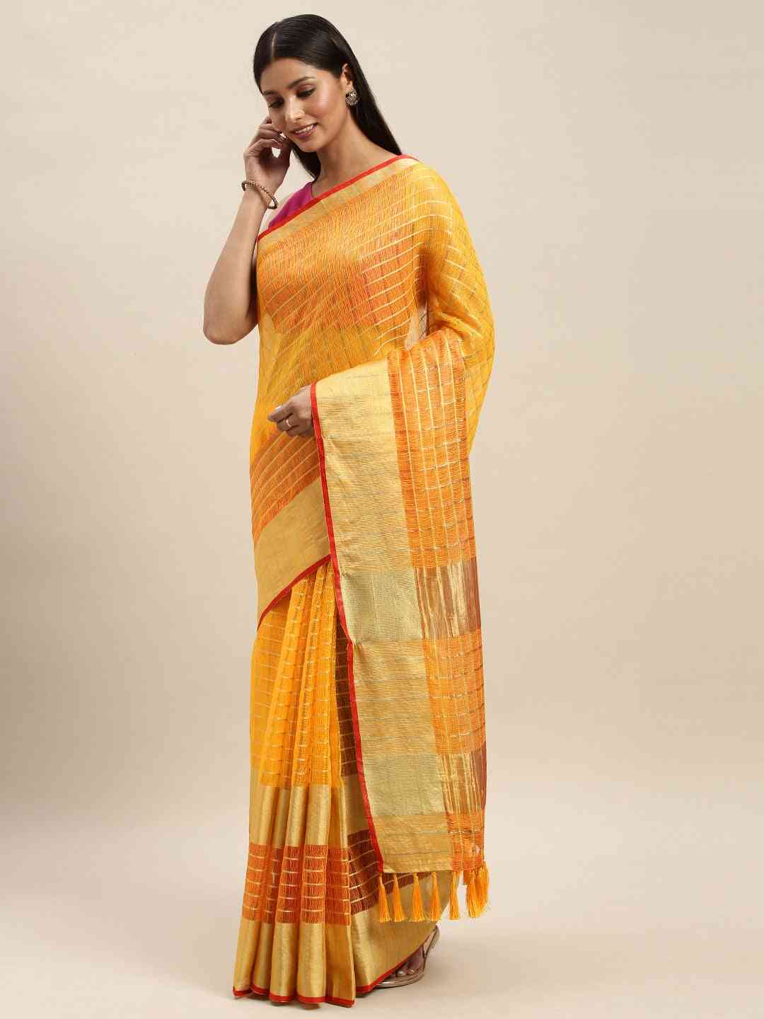 Kota Doriya Zari Butti Festive Saree