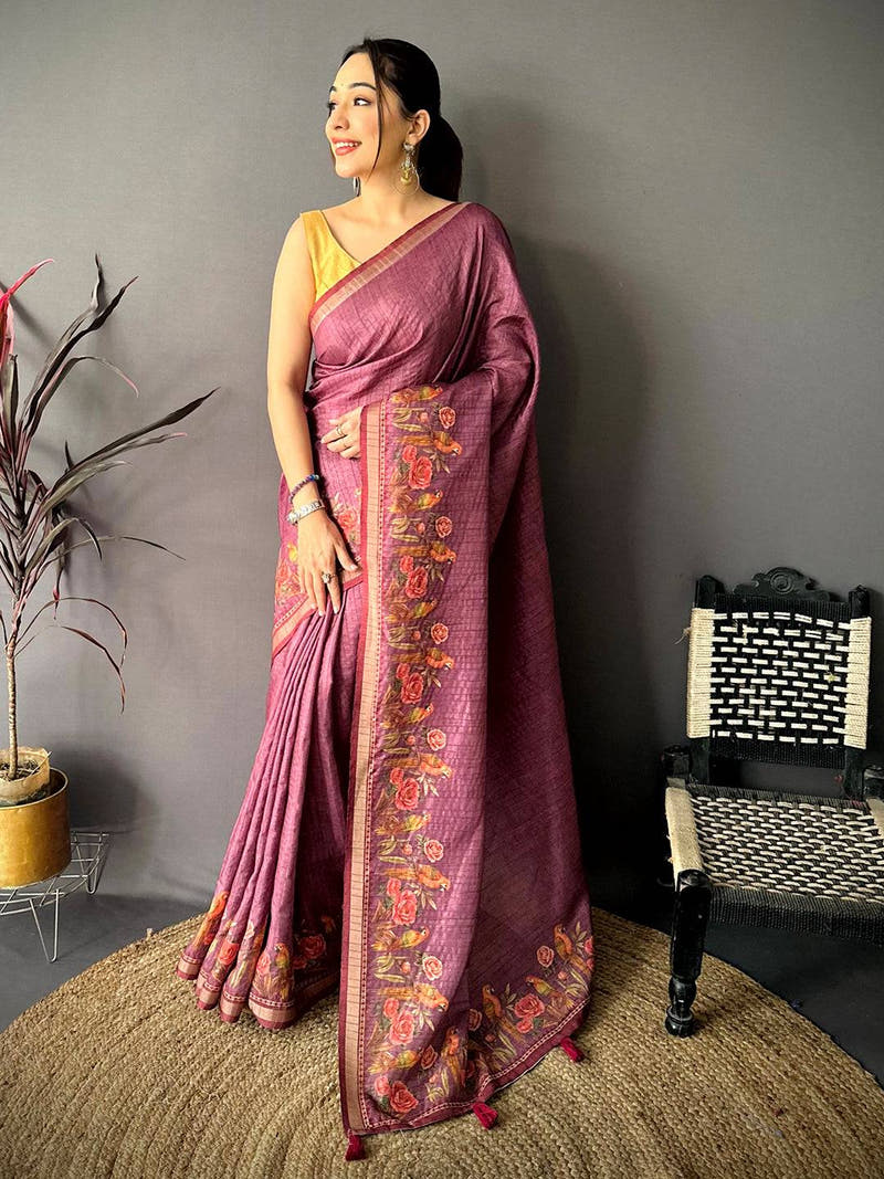 Royal Rani Ghicha Munga Saree