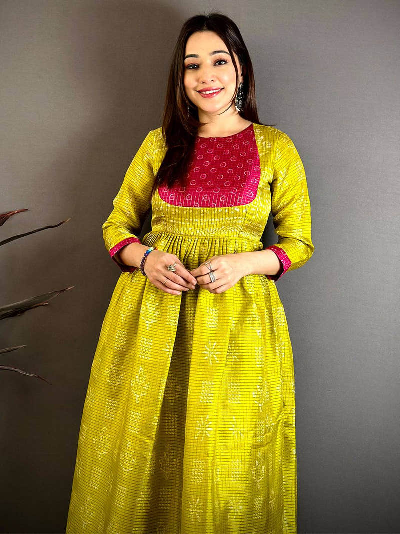 Ethereal Flair Kota Doriya Dress