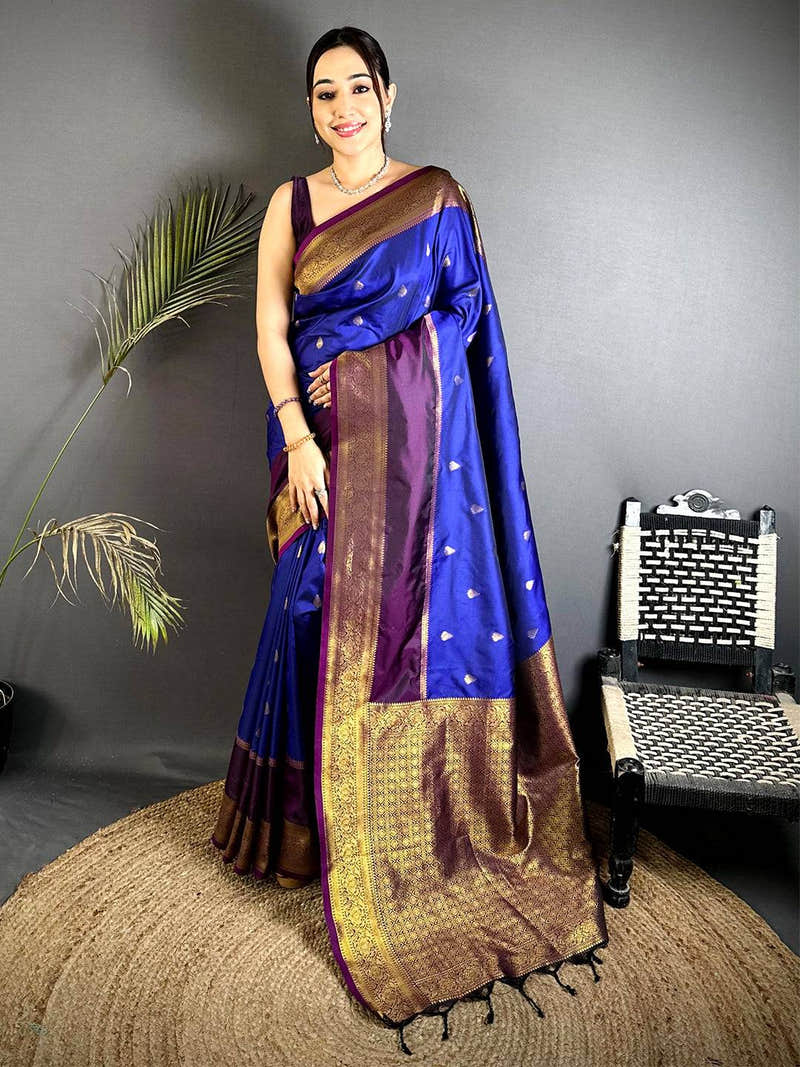 Classic Kadwa Weave Banarasi Saree