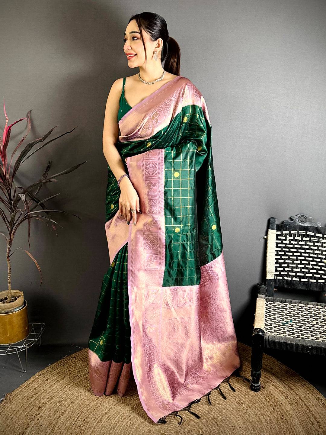 Heritage Kanchi Banarasi Katan Saree
