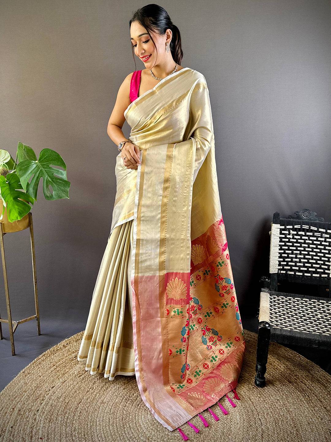 Radiant Zari Paithani Saree
