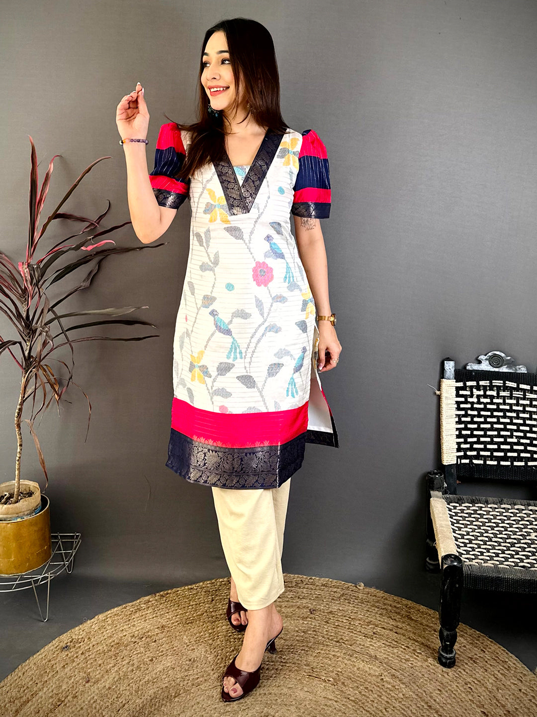 Classic Kota Doriya Ethnic Kurti