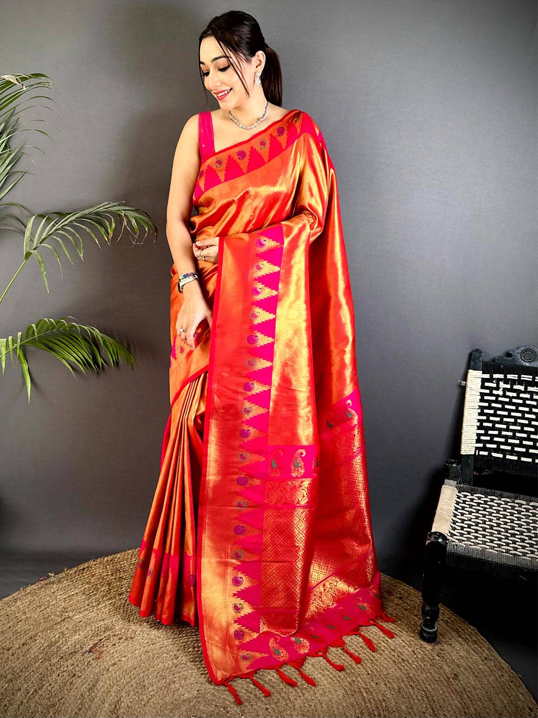 Royal Radiance Tissue Kanjivaram Saree