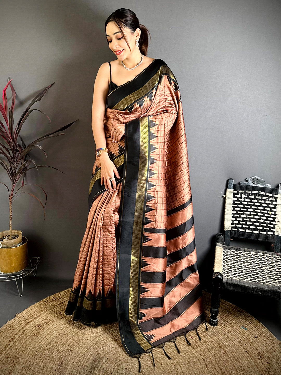 Heritage Weave Banarasi Katan Saree
