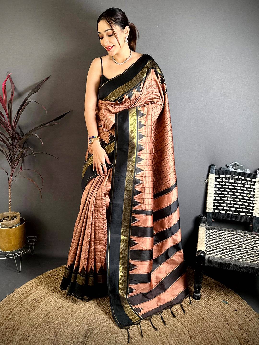 Heritage Weave Banarasi Katan Saree