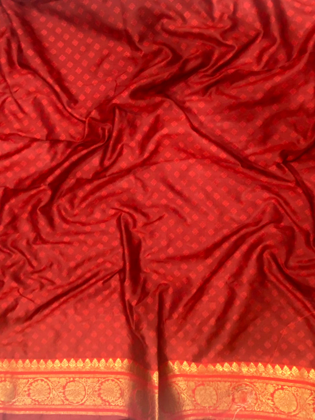 Regal Grey Gold Zari Butta Saree