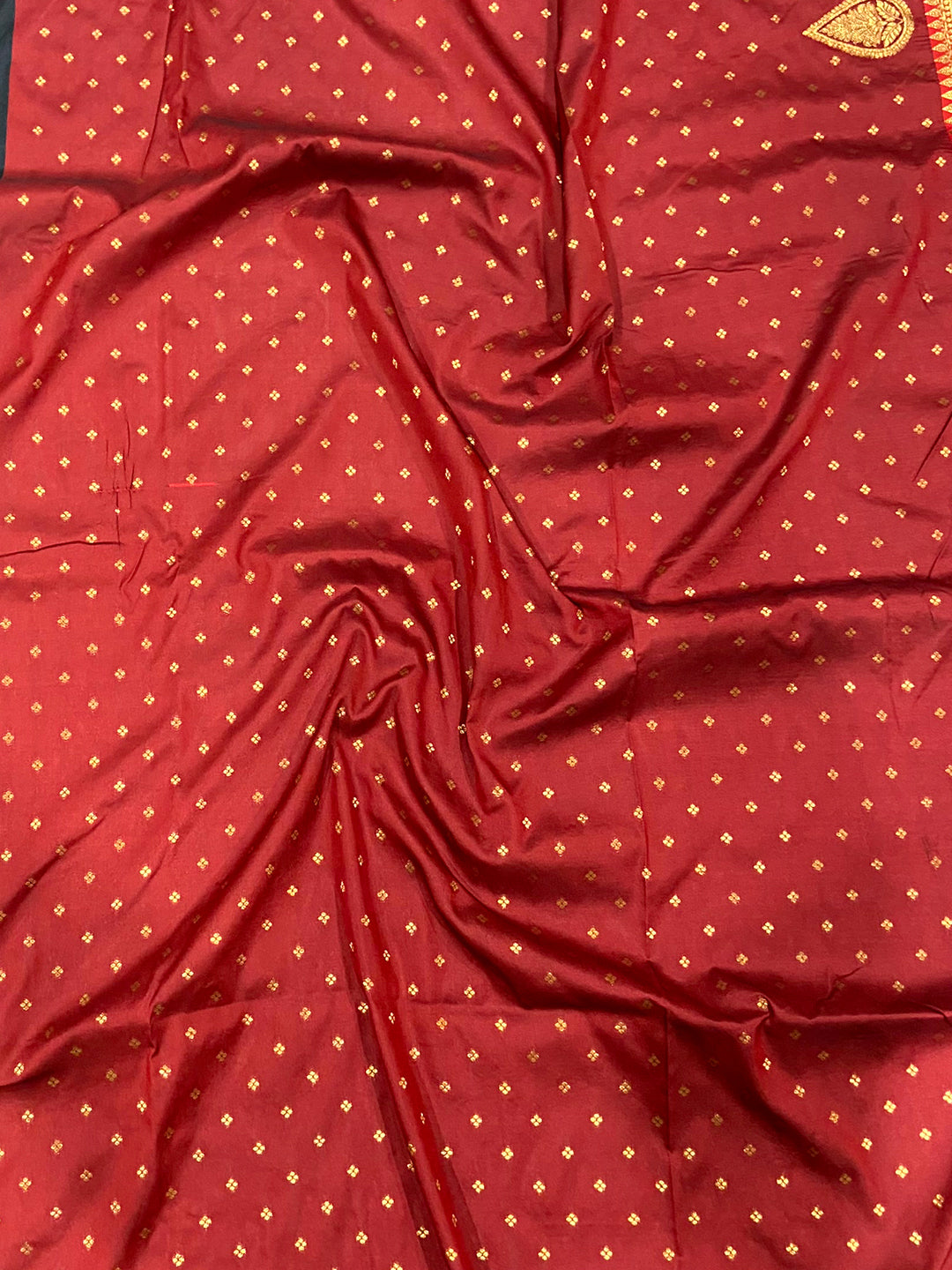 Black Meenakari Butti Soft Gadwal Silk Saree