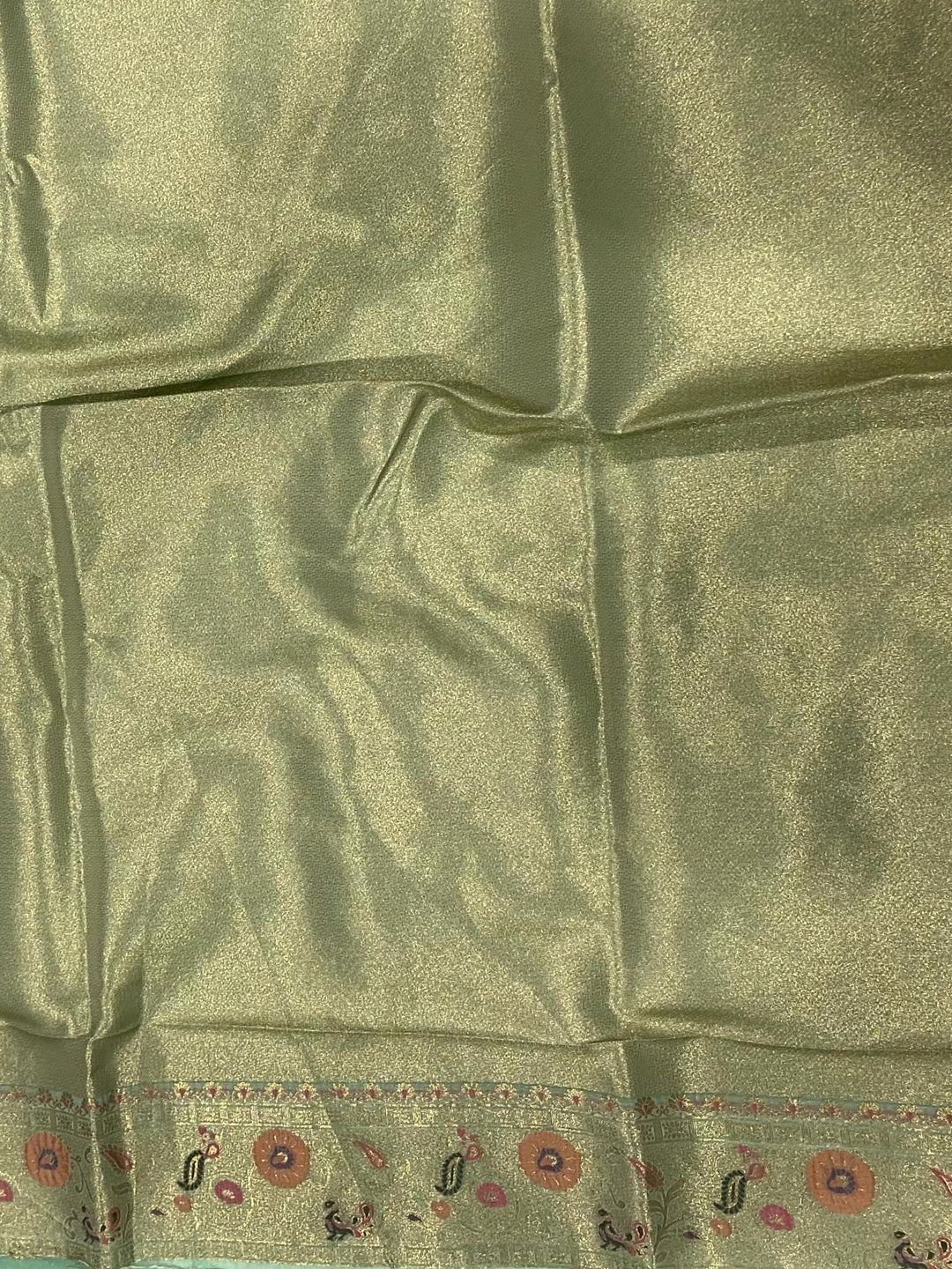 Jangal Minaather Zari Weaving Banarasi Silk Saree
