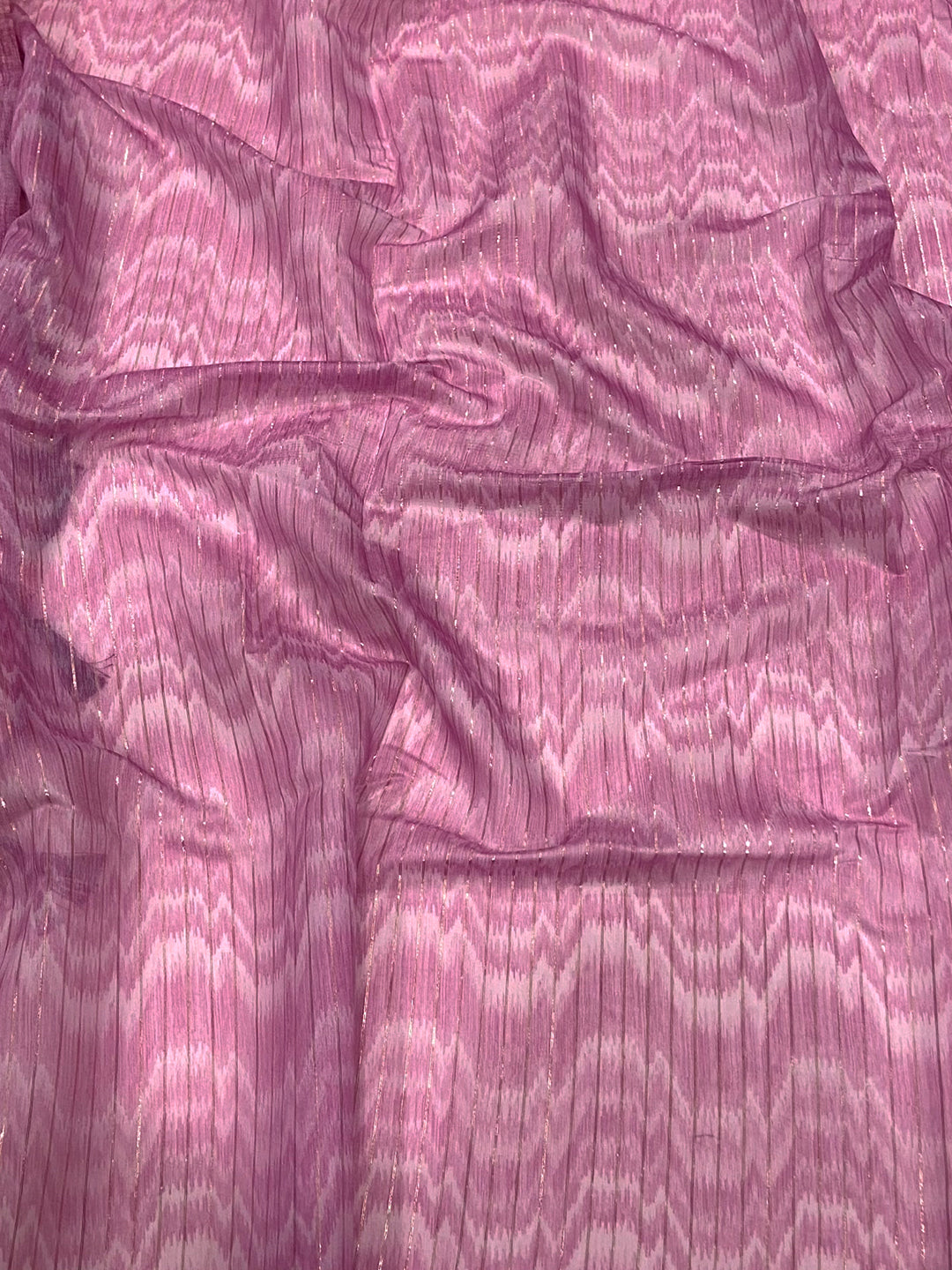 Rose Pink Soft Organza Digital Floral Saree