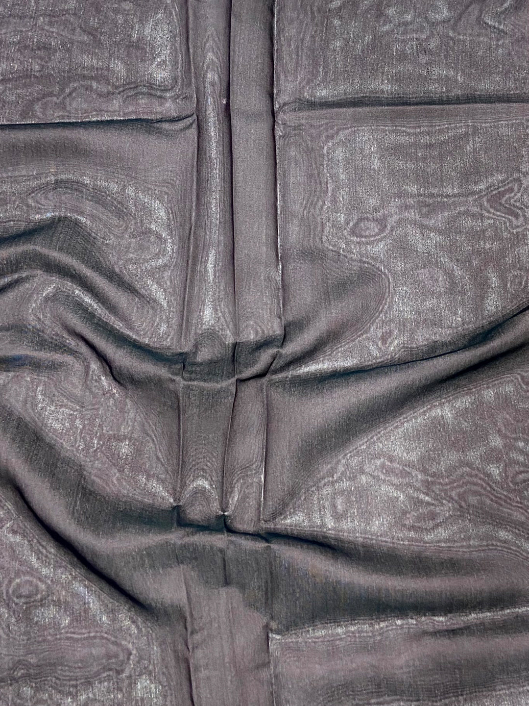 Off White Digital Kalamkari Printed Tussar Silk Saree